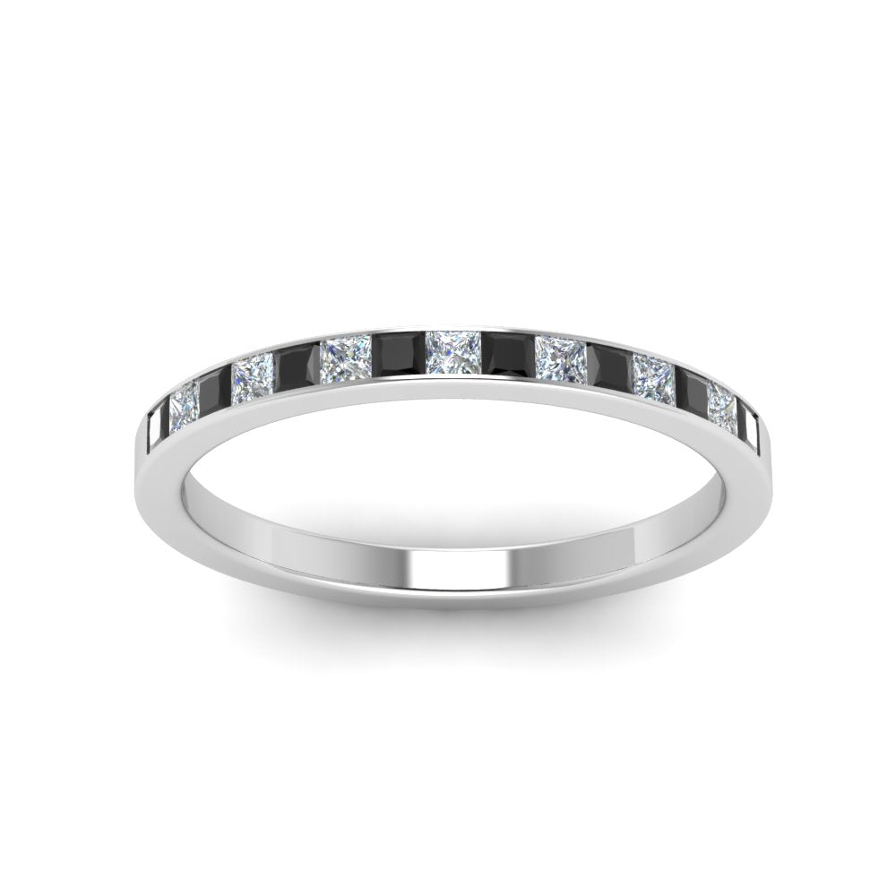 0.25 Ct. Princess Channel Wedding Band
