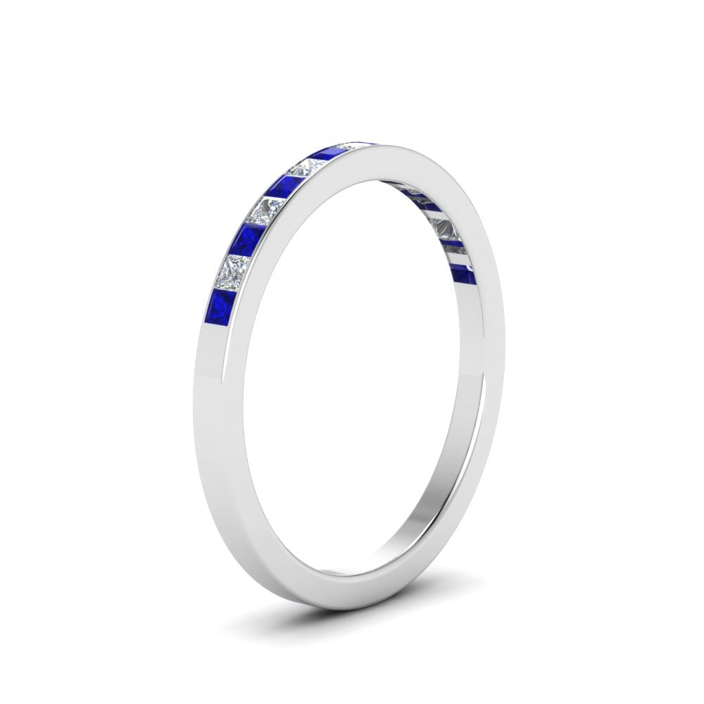 0.25 Ct. Princess Channel Wedding Band