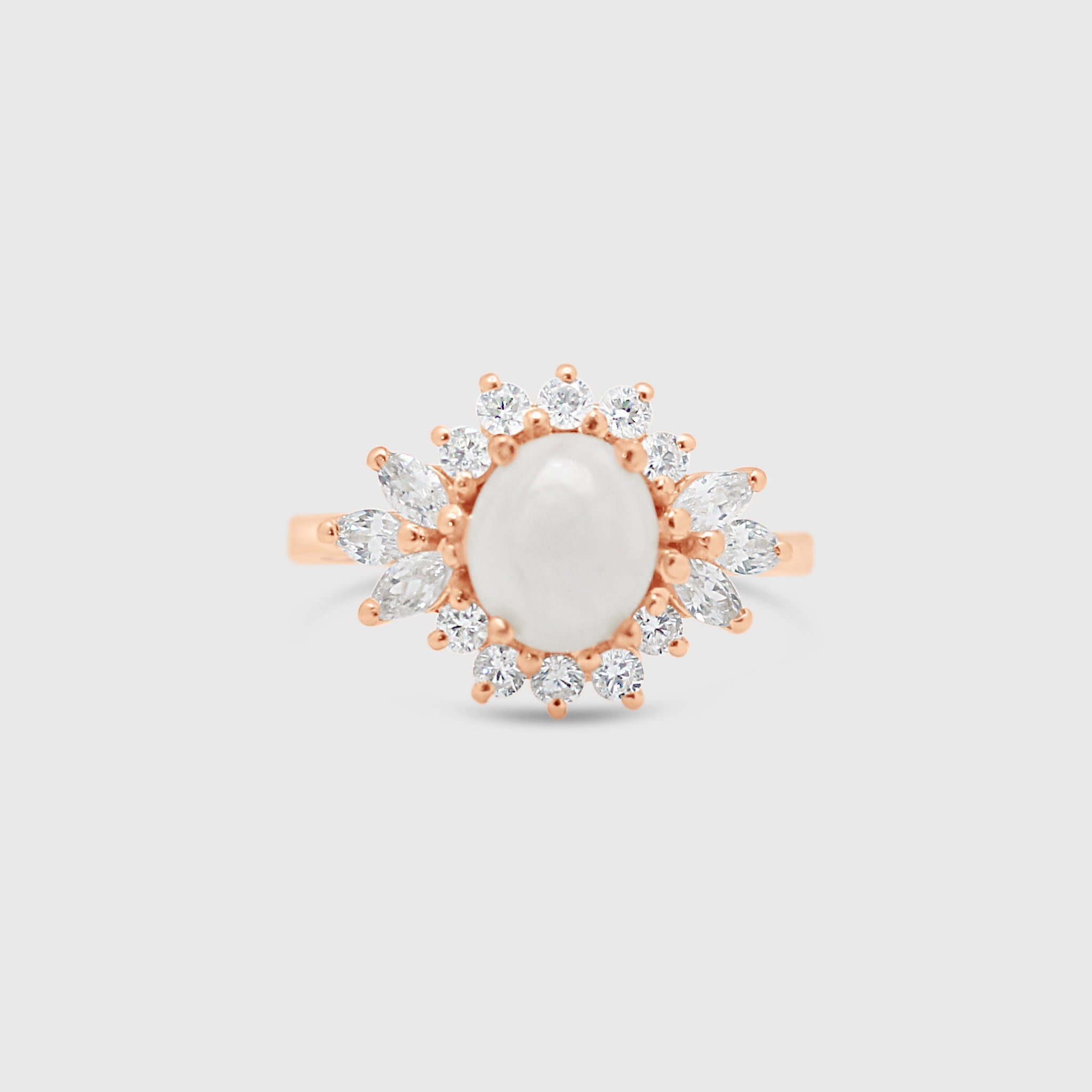 Marquise Halo Ring