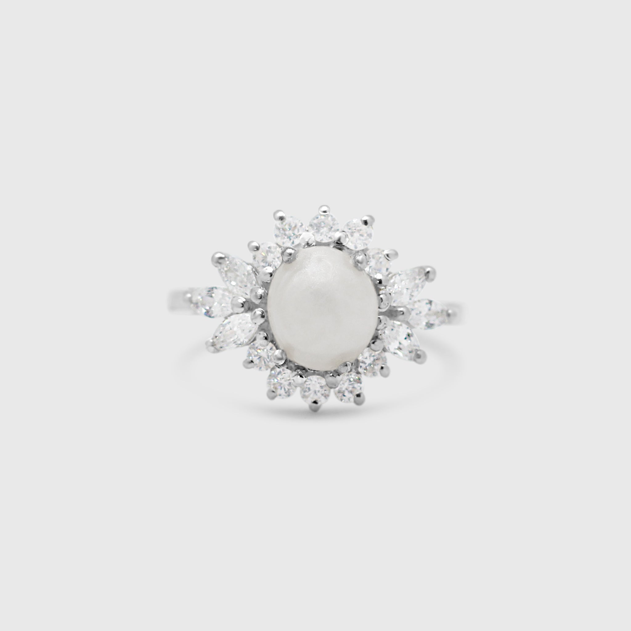 Marquise Halo Ring