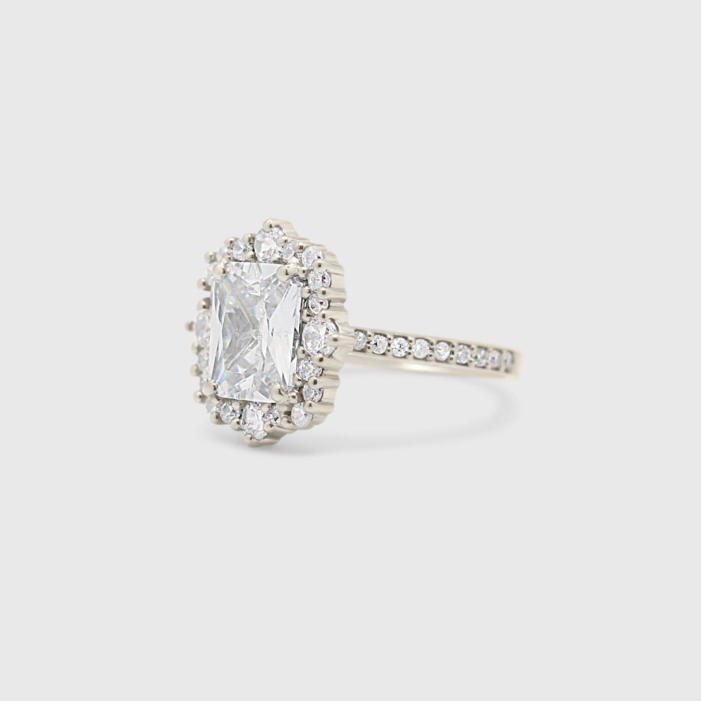 "Amber" Ring- Moissanite Collection