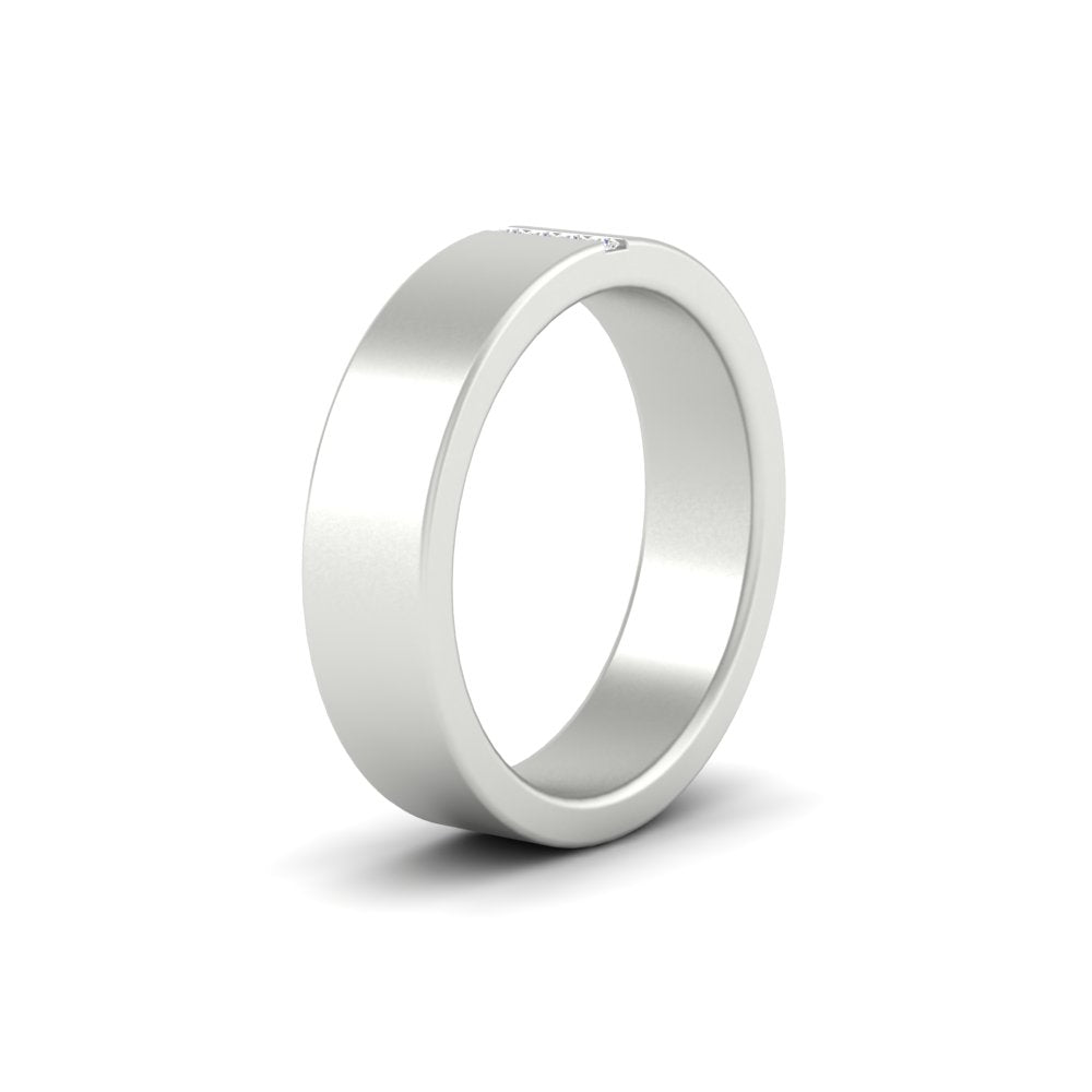 4 Stone Diamond Wedding Band Ring