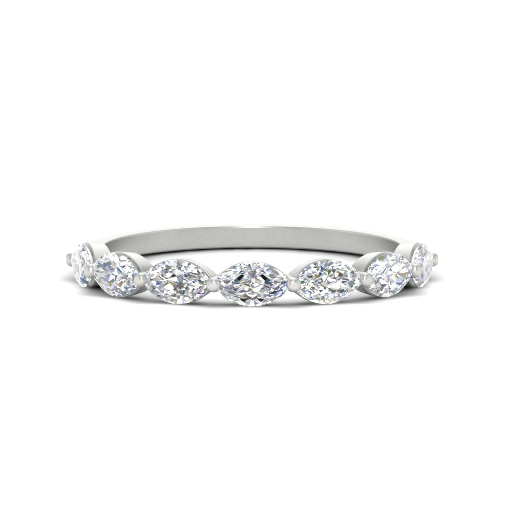 7 Stone Marquise East West 1 Carat Band