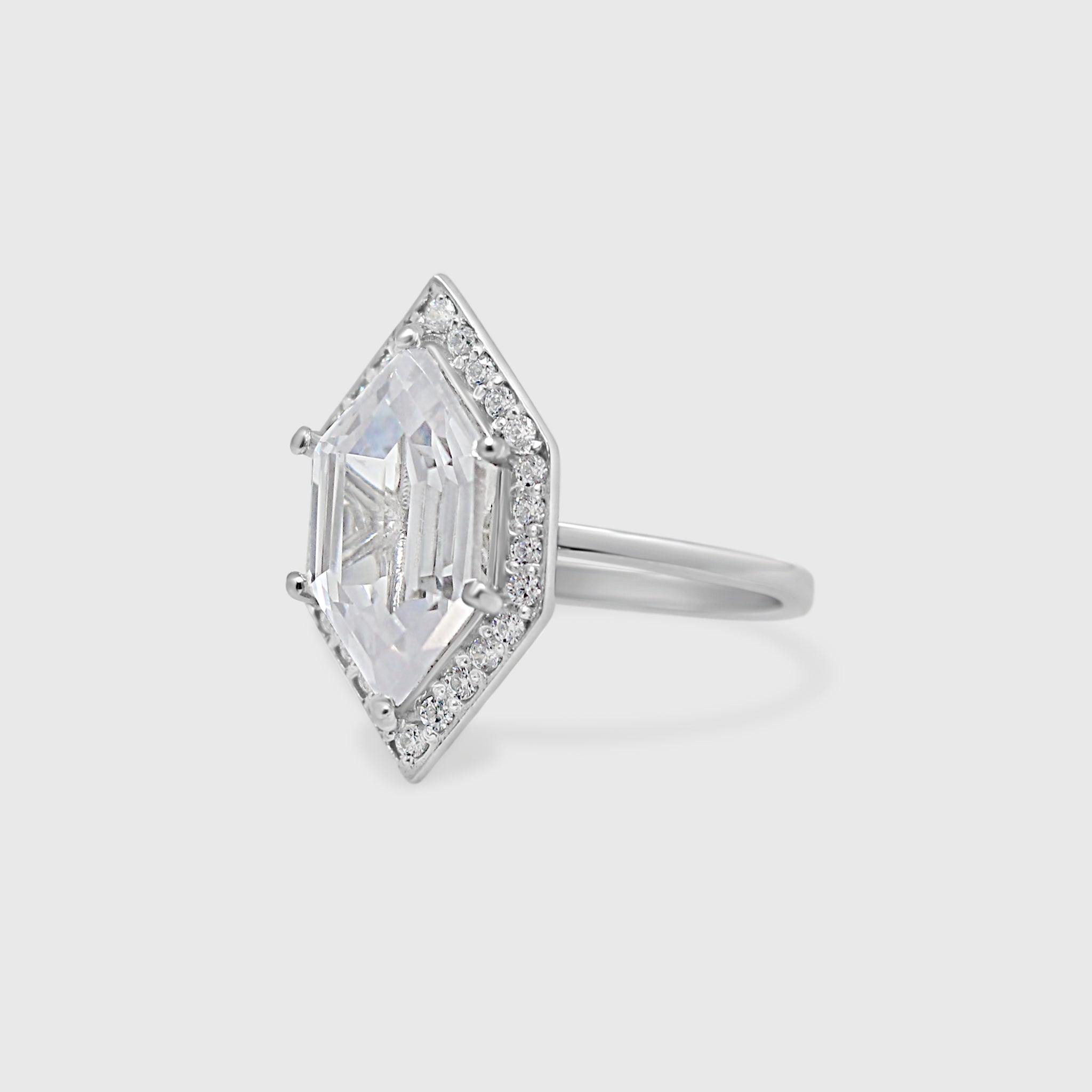 "Corinne" Ring- Moissanite Collection