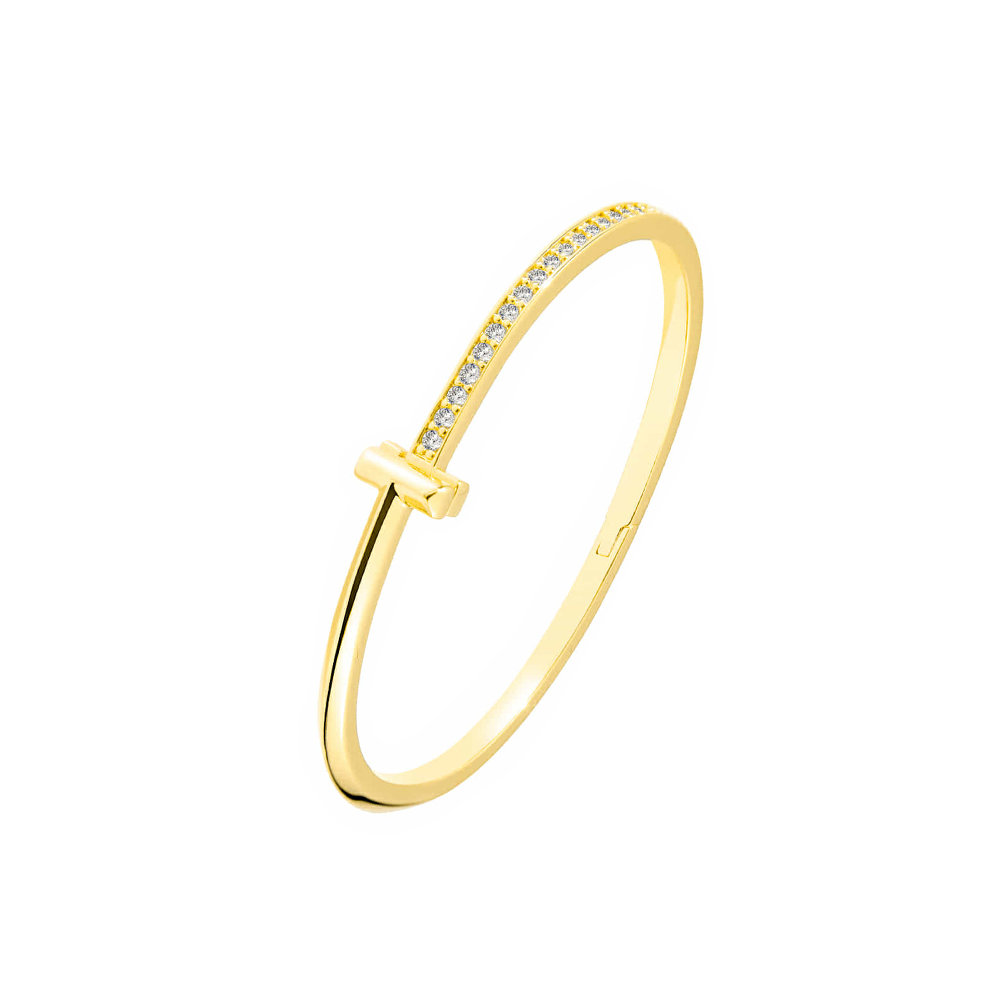 BG882G B.Tiff Gold Unisson Bangle Bracelet
