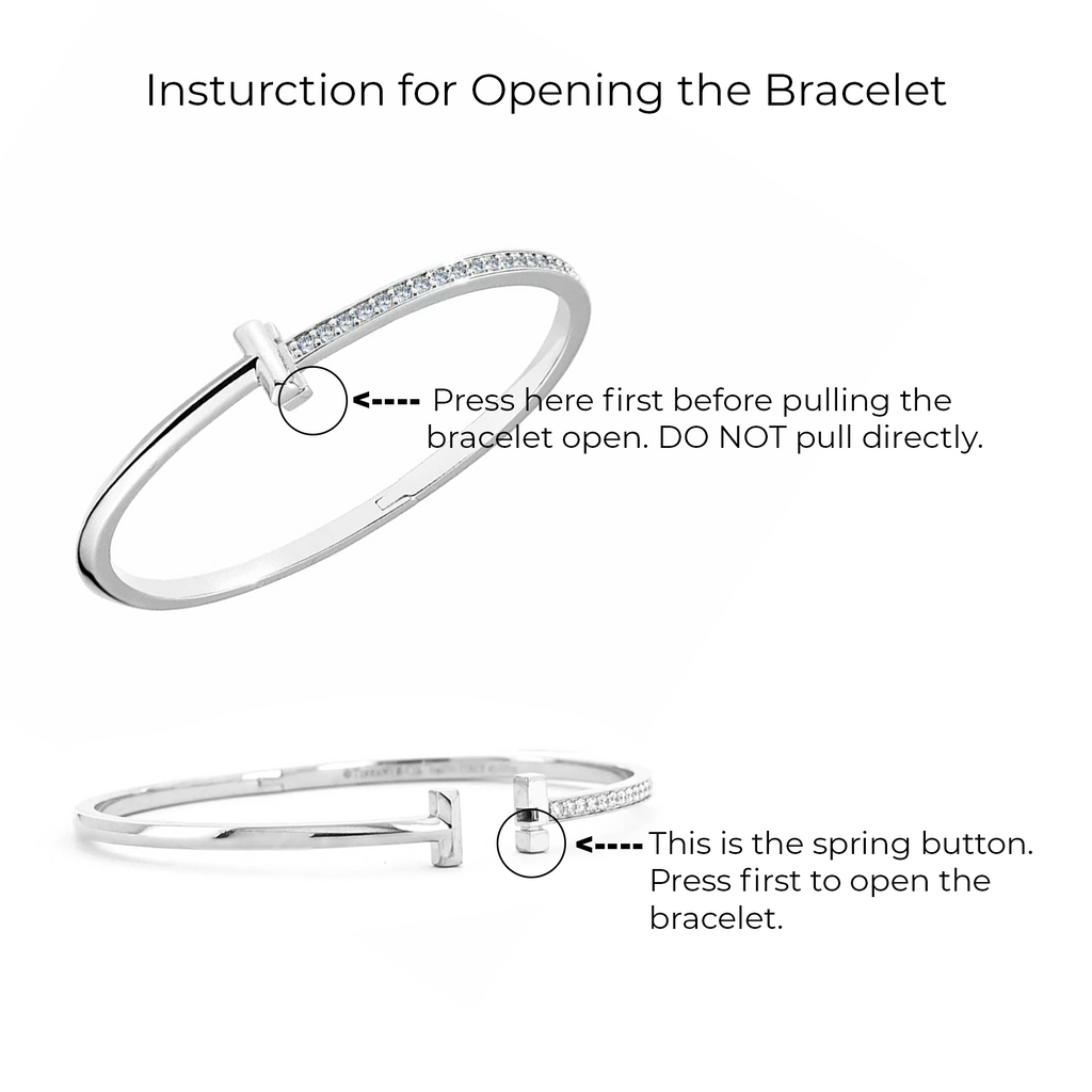 BG882G B.Tiff Gold Unisson Bangle Bracelet