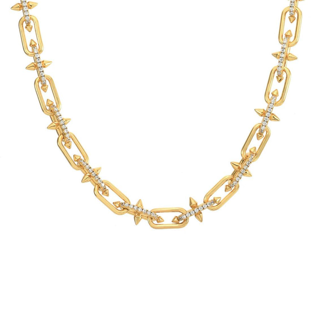 C515G B.Tiff Gold Talon Chain Necklace