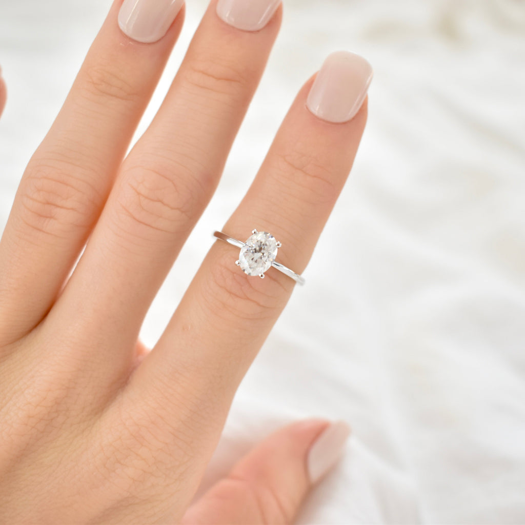"Valentina" Ring- Moissanite Collection