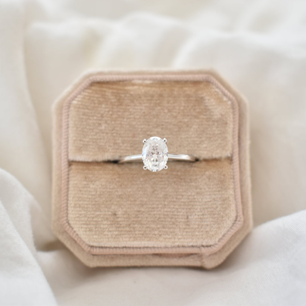 "Valentina" Ring- Moissanite Collection
