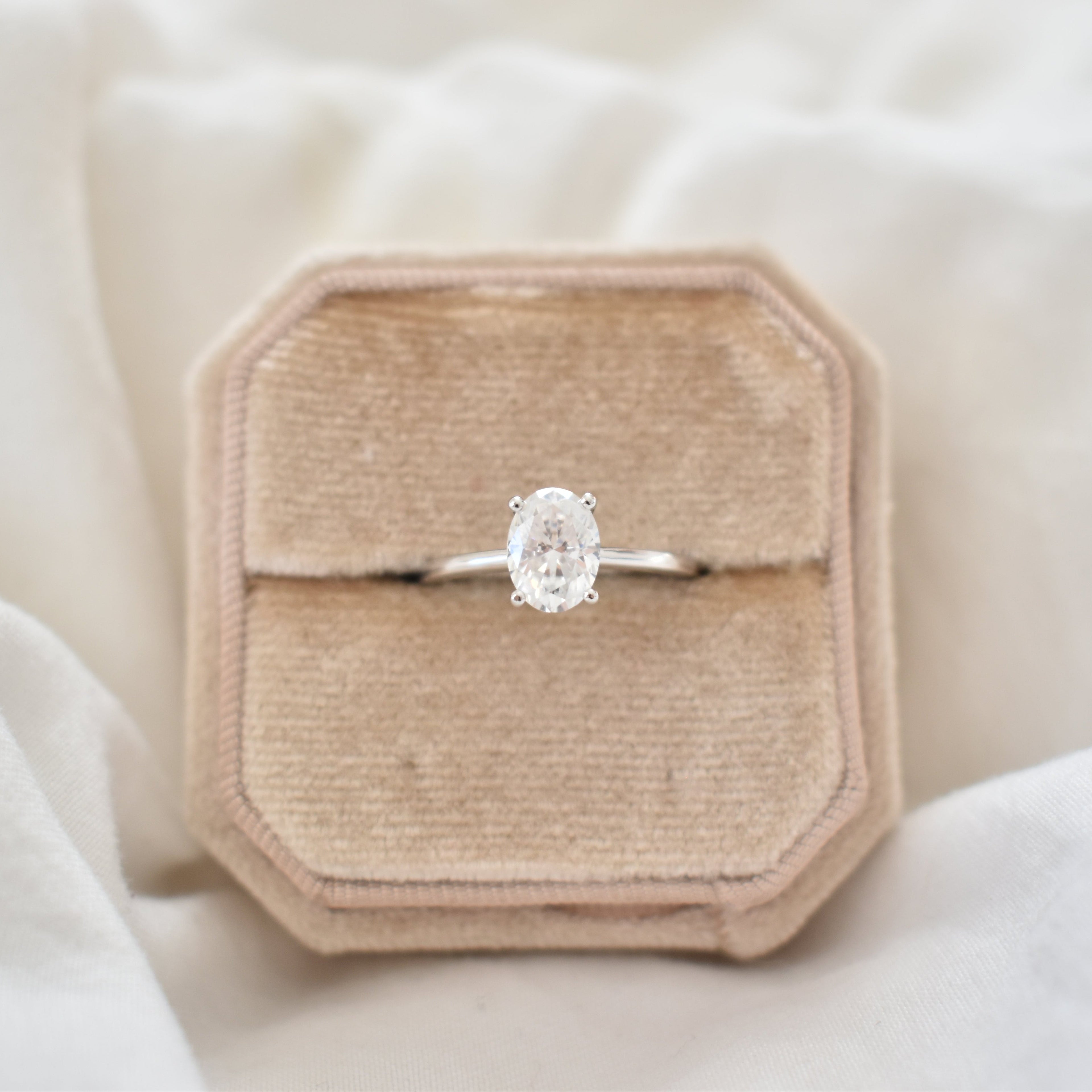 "Valentina" Ring- Moissanite Collection