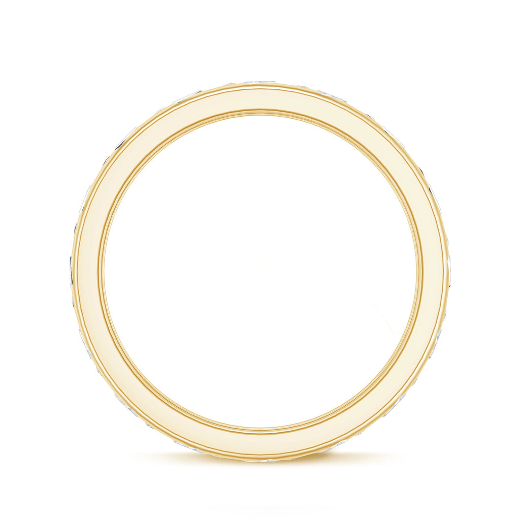 Baguette Cut Lab Grown Diamond Wedding Band With Certificate