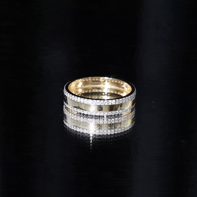 Natural Certified Diamond Wedding Band