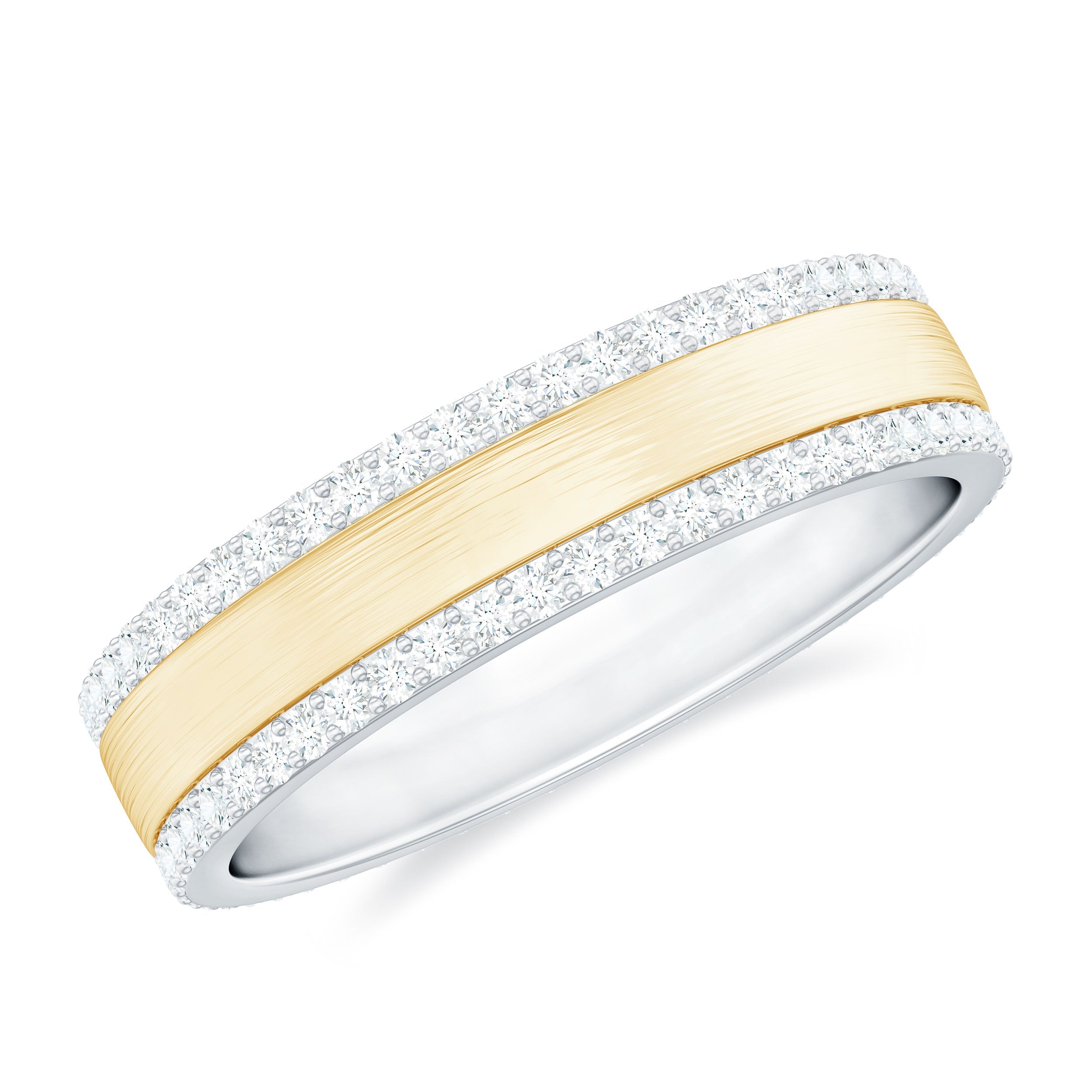 Natural Certified Diamond Wedding Band