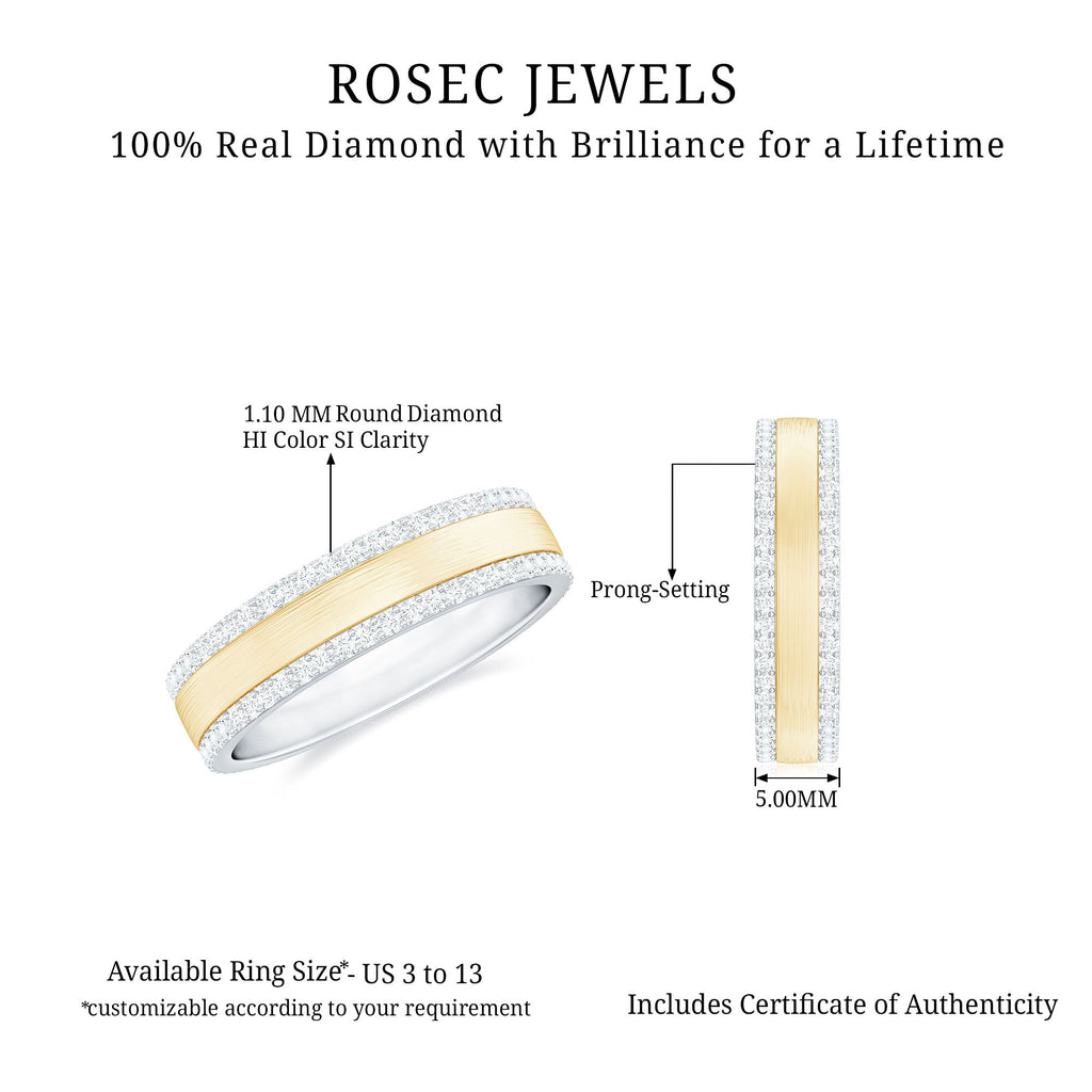 Natural Certified Diamond Wedding Band