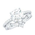 Certified Lab Grown Diamond Bridal Ring Set For Women