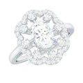 Certified Lab Grown Diamond Statement Engagement Ring