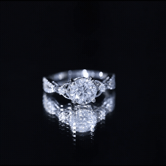 2 Carat Lab Grown Diamond Twisted Vine Engagement Ring