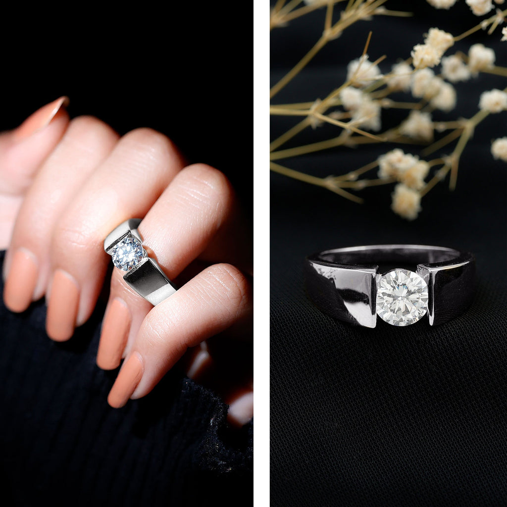 2 Carat Lab Grown Diamond Dua Lipa Inspired Engagement Ring