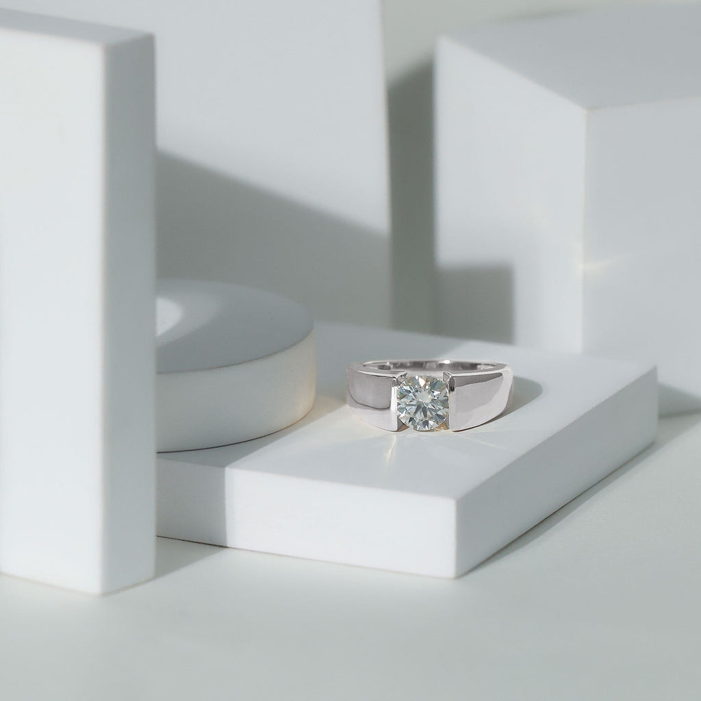2 Carat Lab Grown Diamond Dua Lipa Inspired Engagement Ring