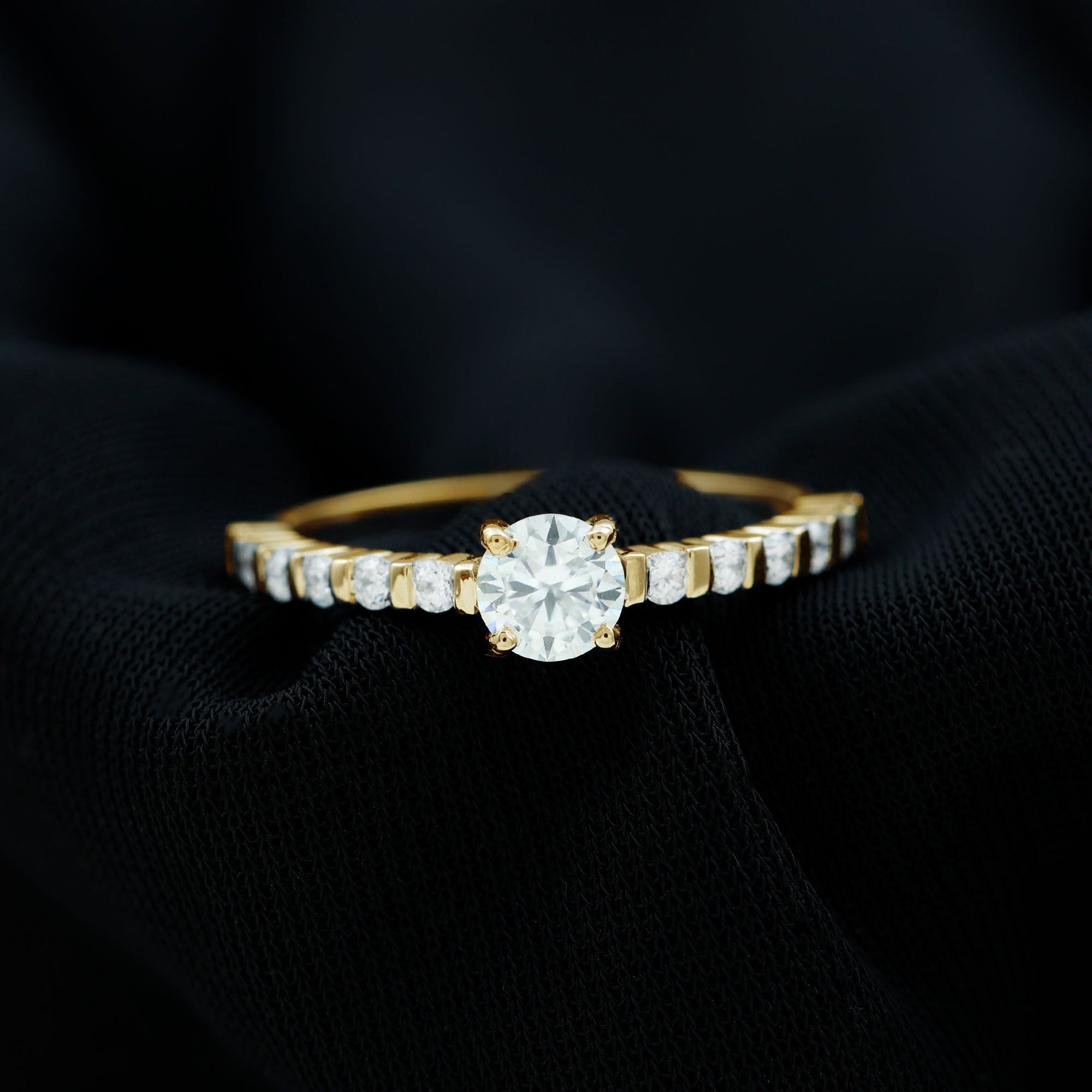 Certified Lab Grown Diamond Simple Solitaire Ring