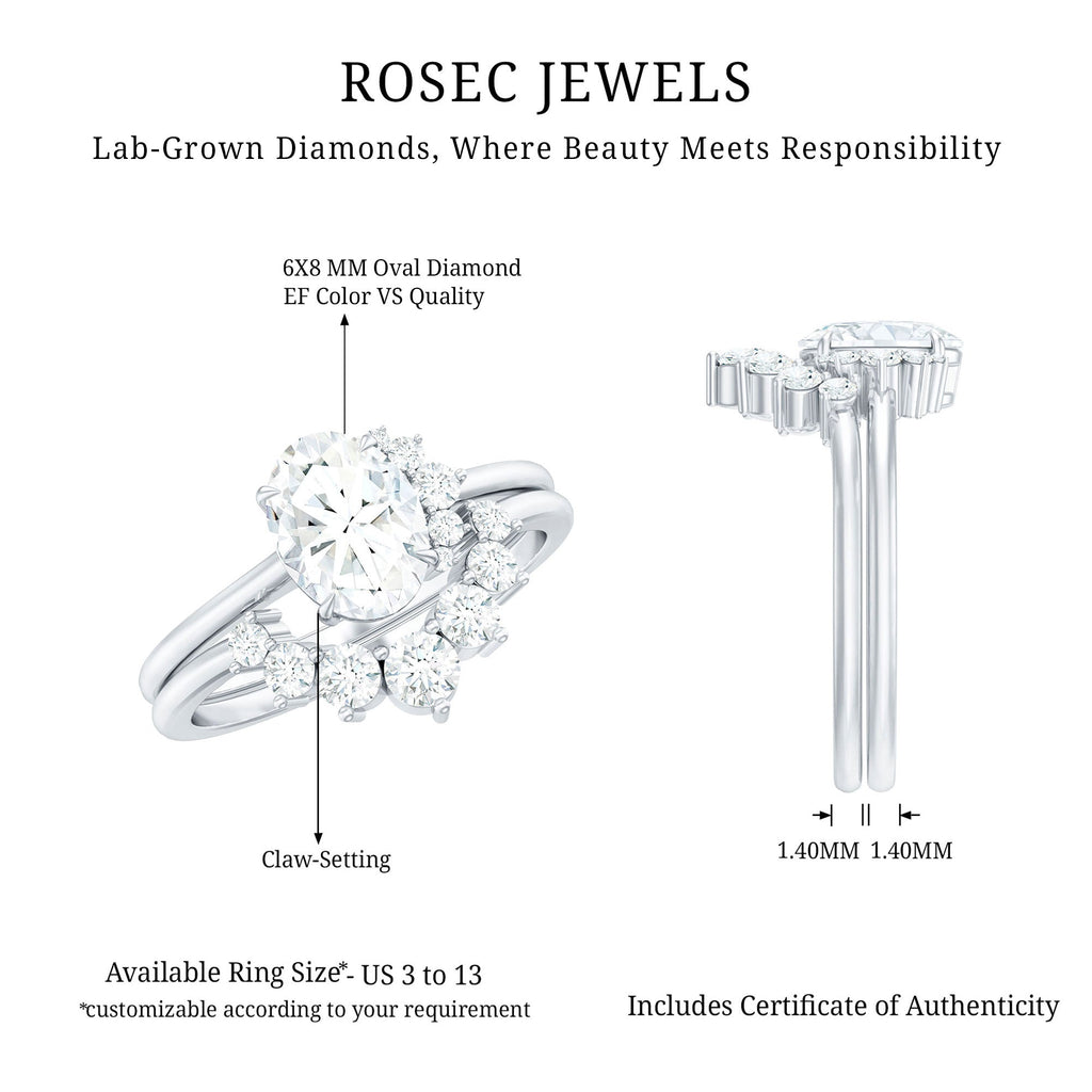 Lab Grown Diamond Engagement and Bridal Ring Sets