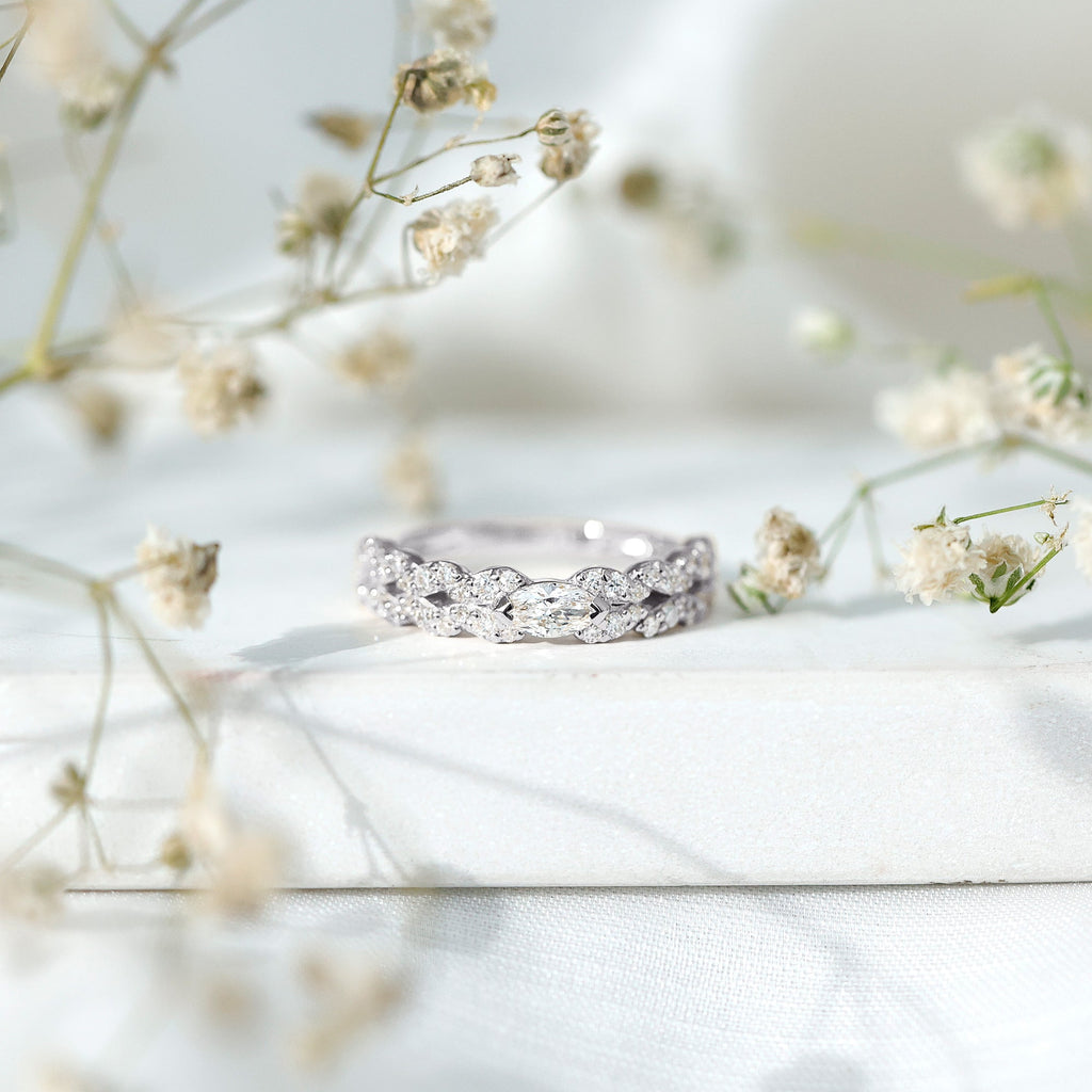 Lab Grown Diamond East West Eternity Ring for Her