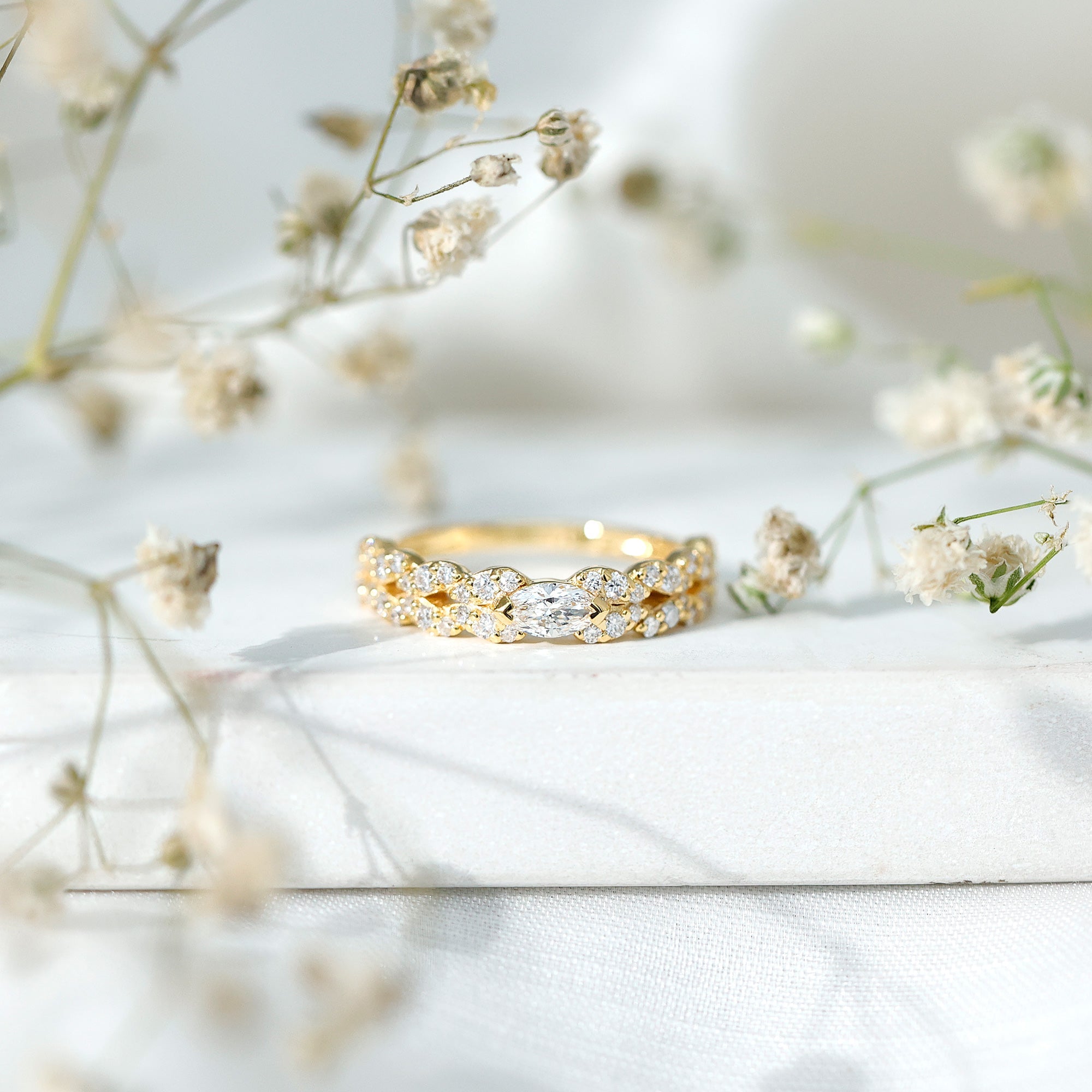 Lab Grown Diamond East West Eternity Ring for Her