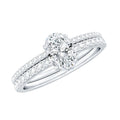 Lab Grown Diamond Simple Bridal Ring Sets