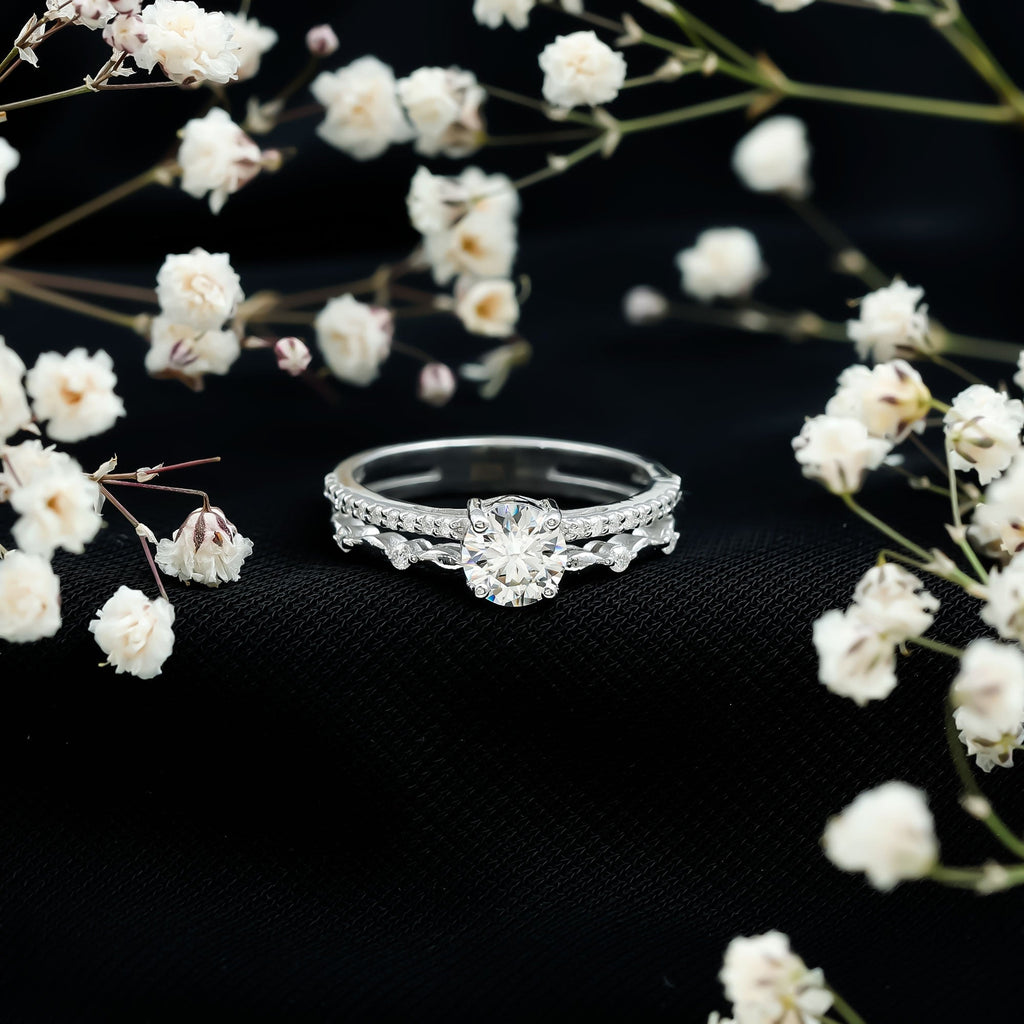 Brilliant Cut Lab Grown Diamond Designer Engagement Ring