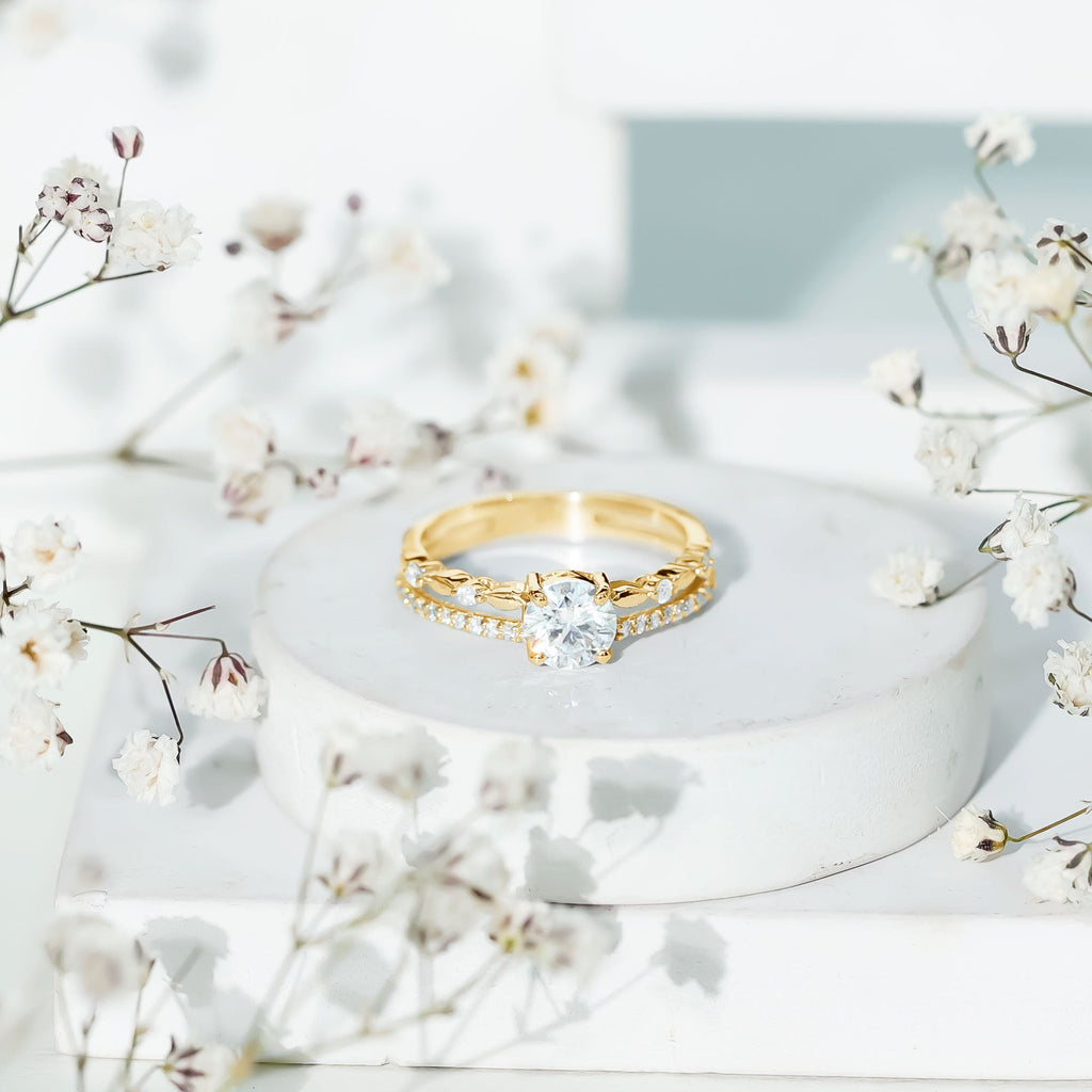 Brilliant Cut Lab Grown Diamond Designer Engagement Ring