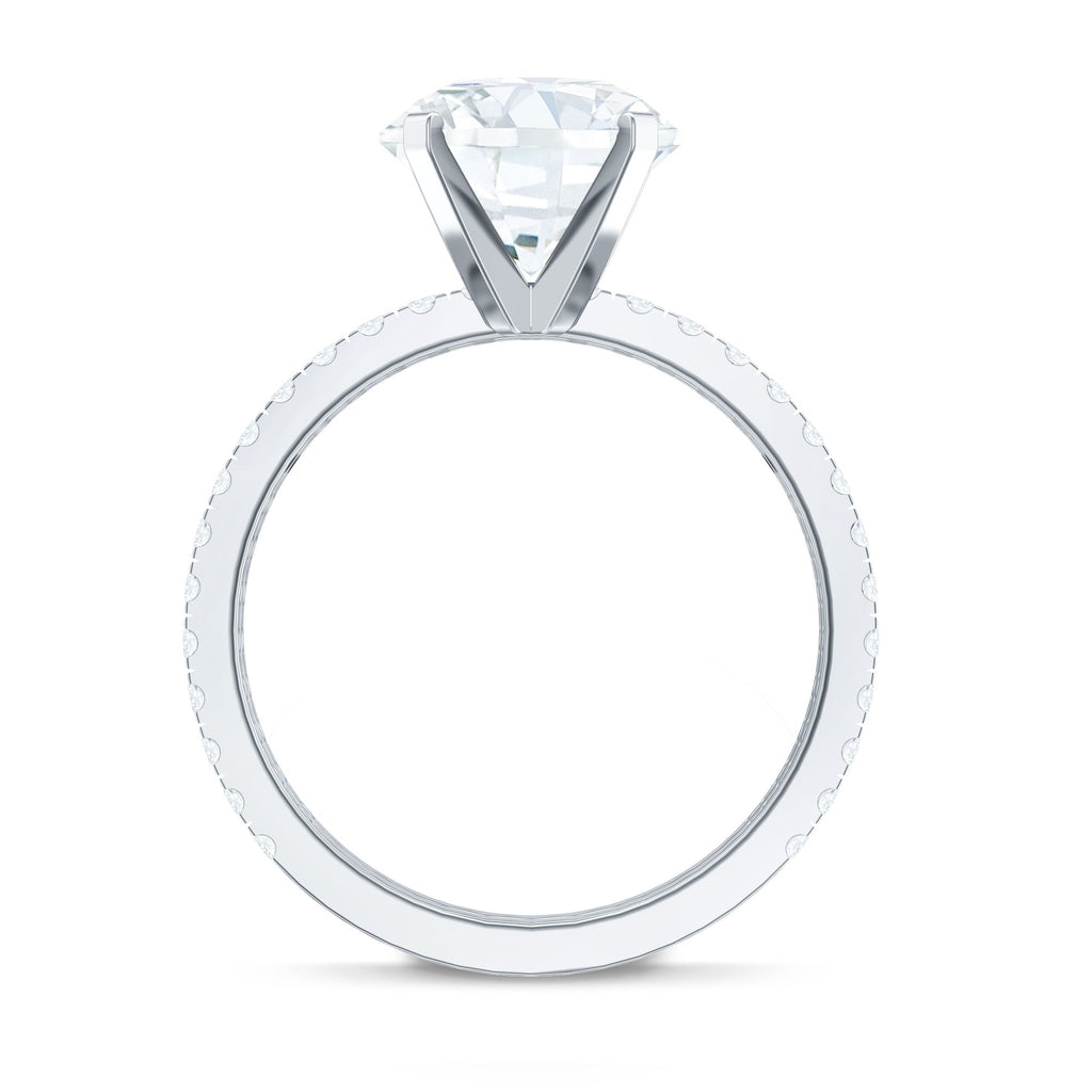 Lab Grown Diamond Wedding Ring Set with Certificate
