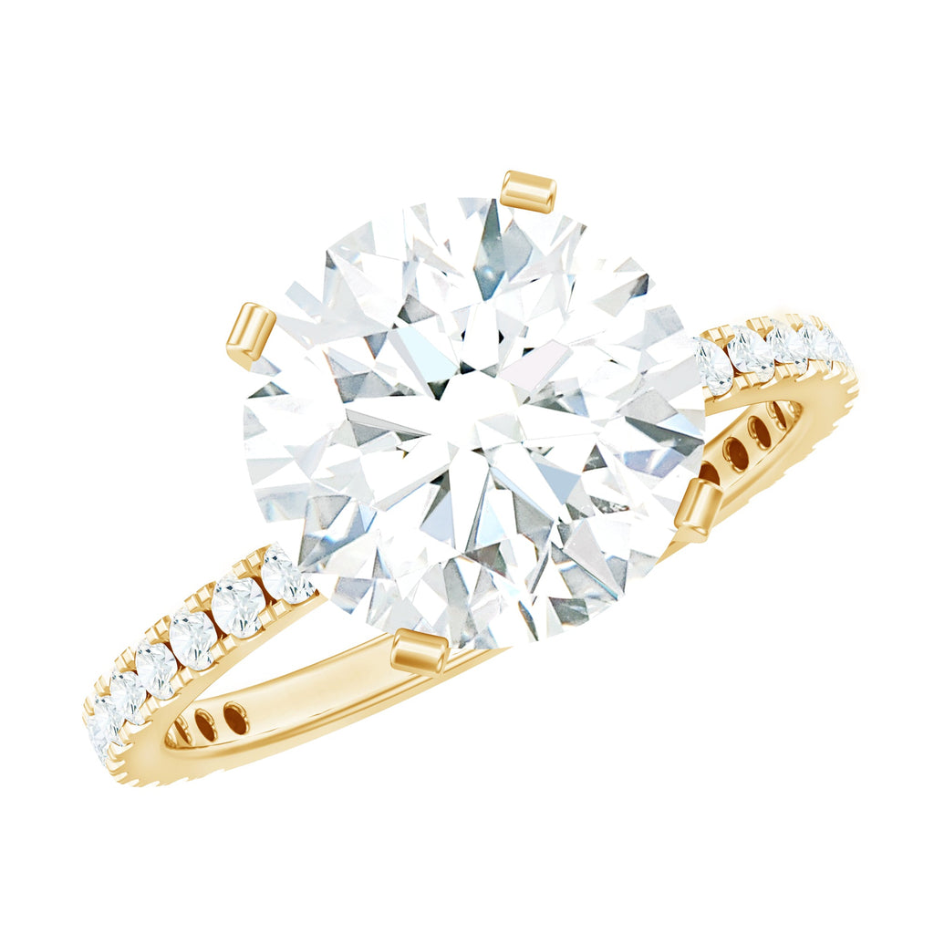 4 Carat Lab Grown Diamond Engagement Ring
