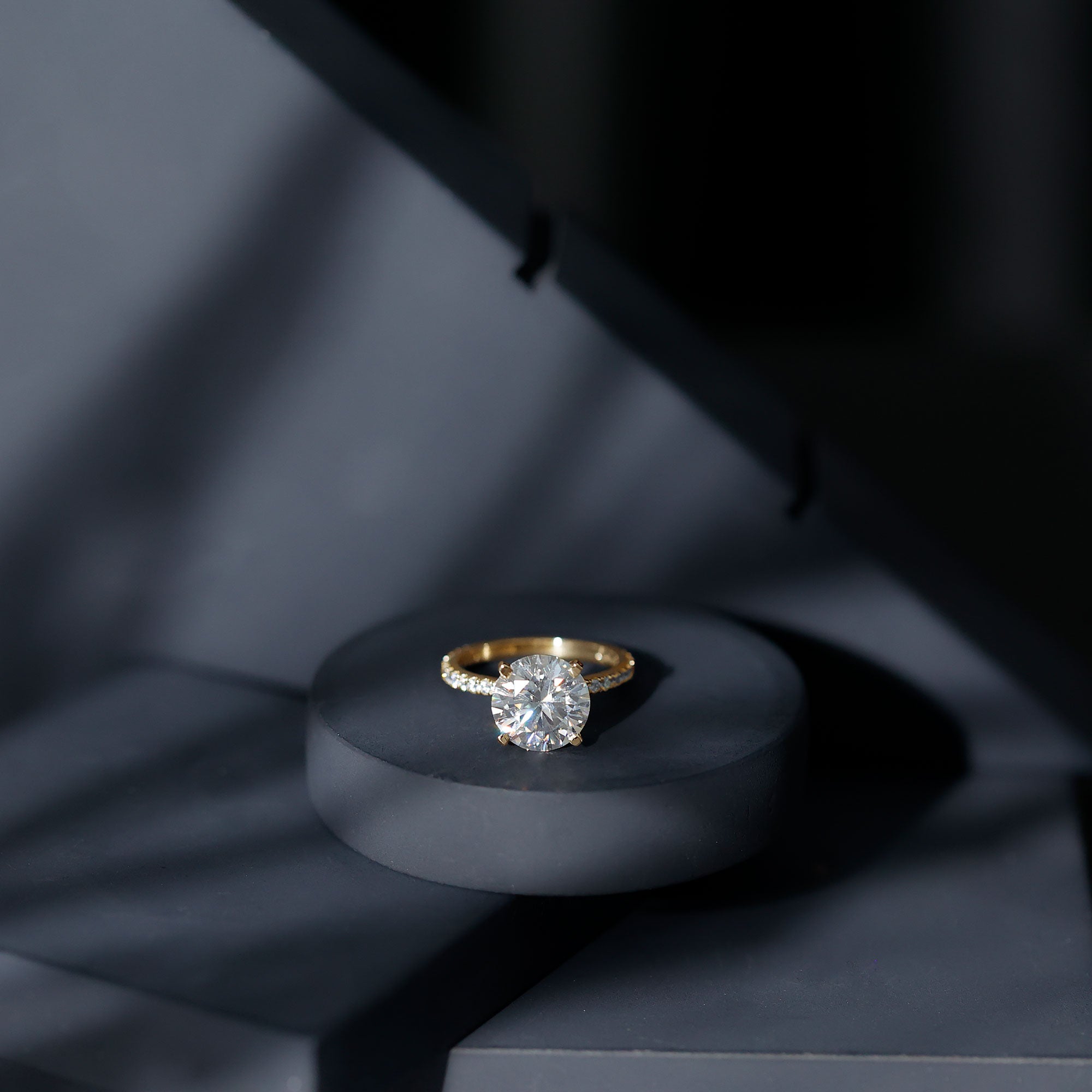 4 Carat Lab Grown Diamond Engagement Ring
