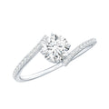 Lab Grown Diamond Solitaire Promise Engagement Ring