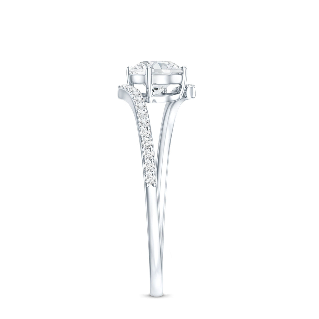 Lab Grown Diamond Solitaire Promise Engagement Ring