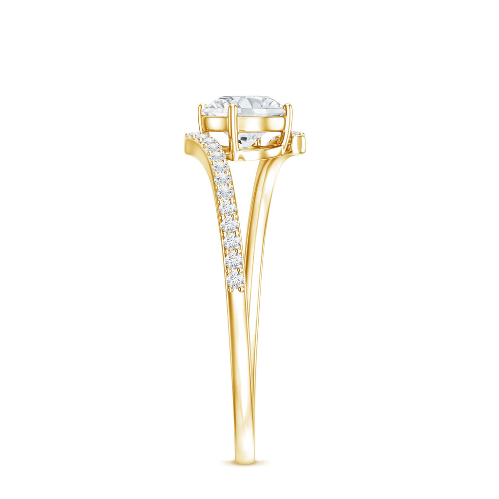 Lab Grown Diamond Solitaire Promise Engagement Ring