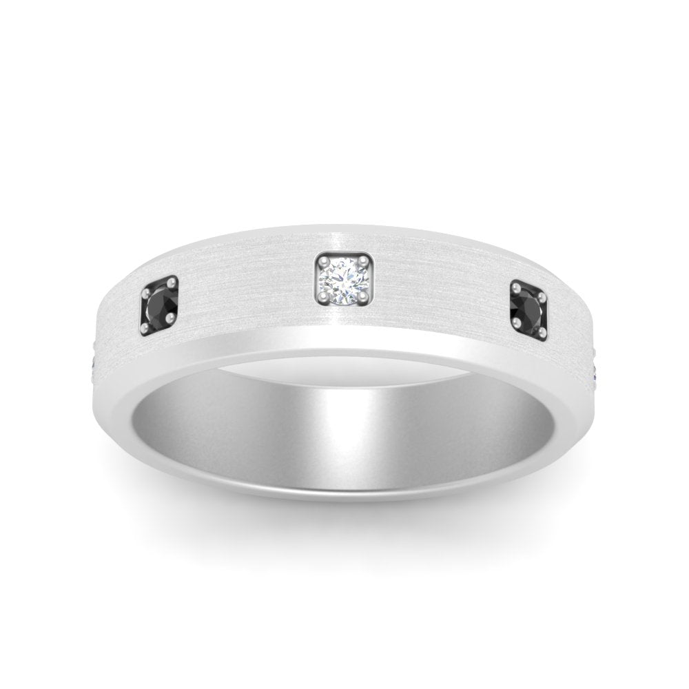 Beveled Mens Promise Ring
