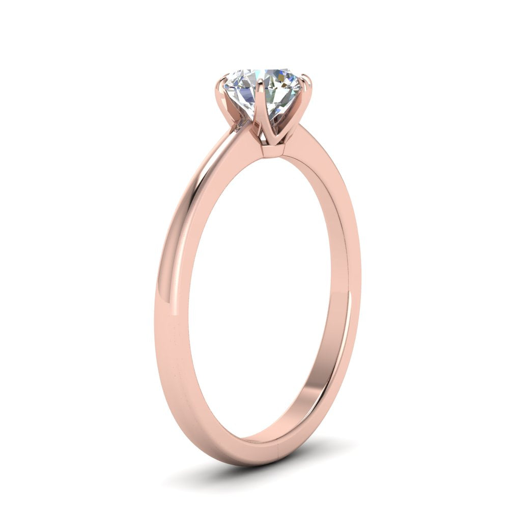 Classic Six Prong Solitaire Ring