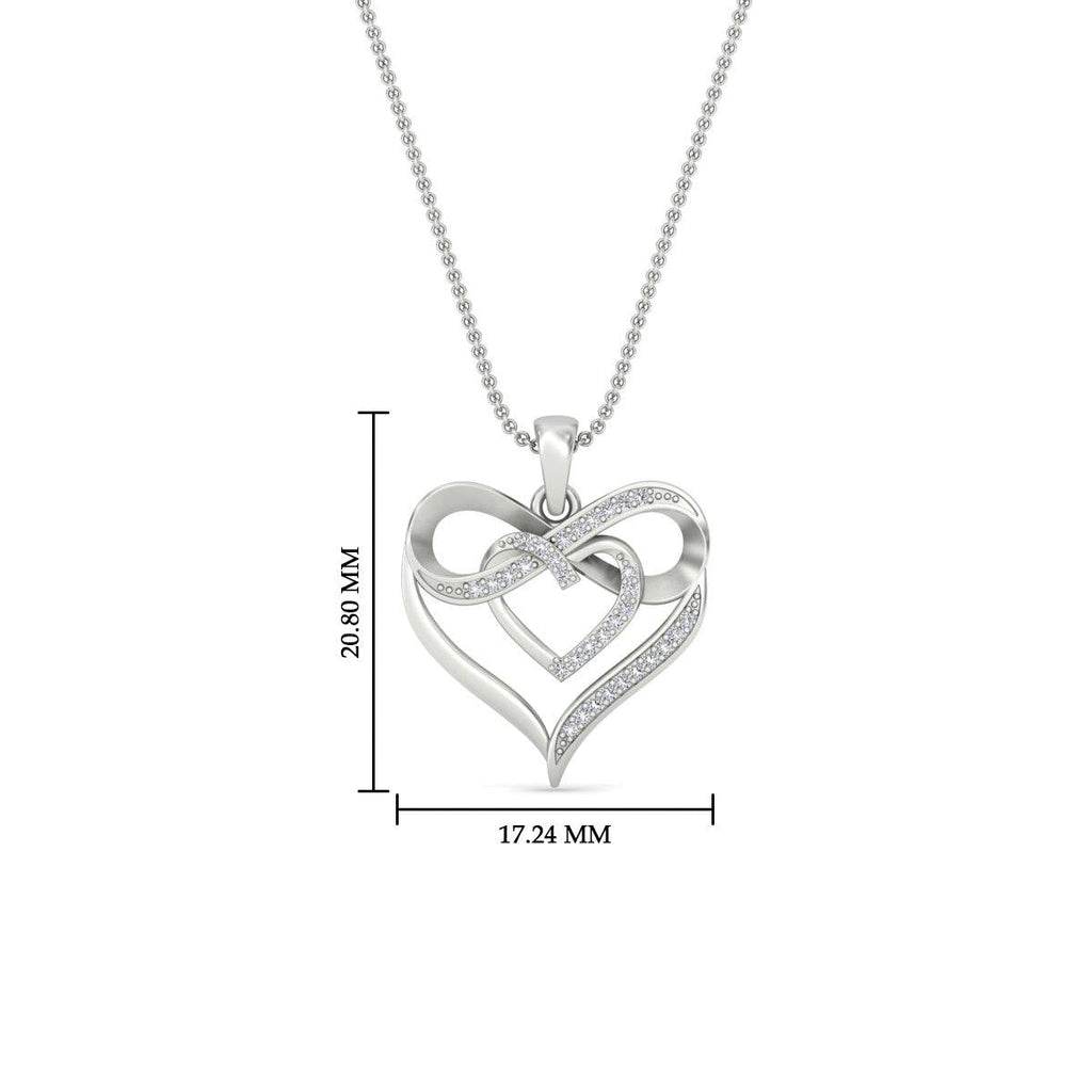 Infinity Heart Pendant