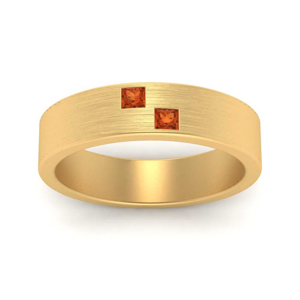 Princess Cut Brush Finish Band