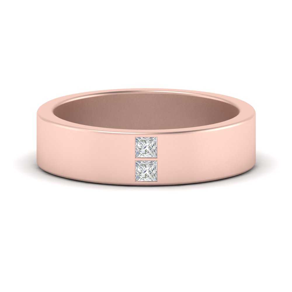 Square Diamond Mens Band