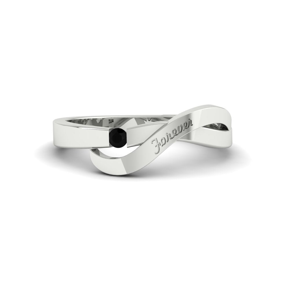 Swirl Love Mens Wedding Ring