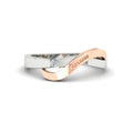 Swirl Love Mens Wedding Ring