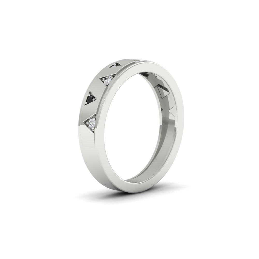 Two Tone Male Wedding Band