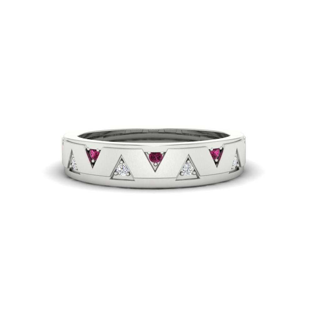 Two Tone Male Wedding Band