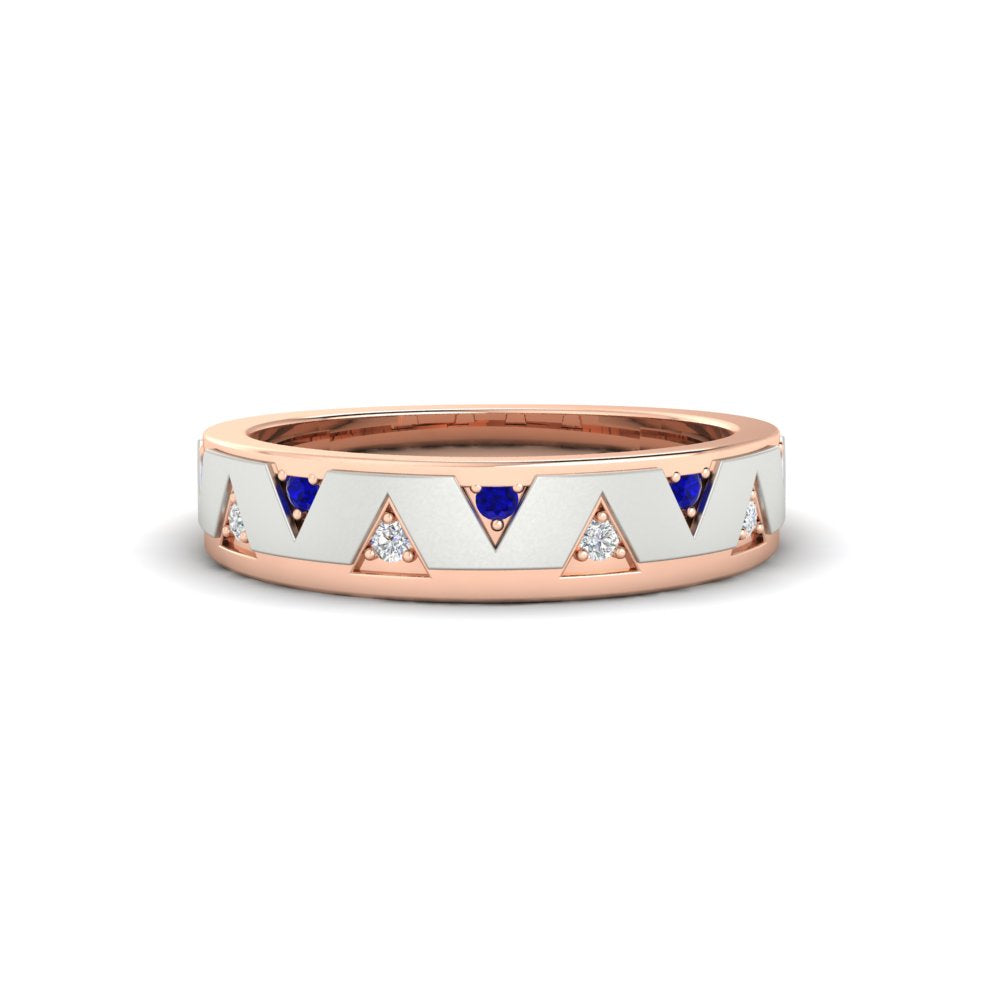 Two Tone Male Wedding Band