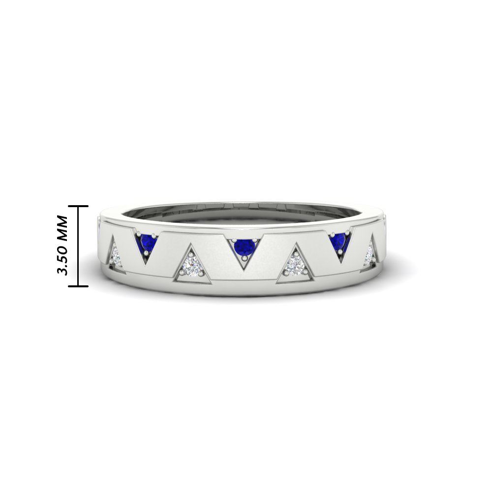 Two Tone Male Wedding Band